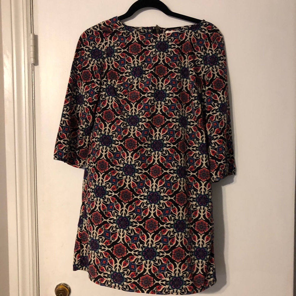 Old Navy Pattern Dress Three Quarter Sleeve